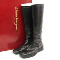 サルヴァトーレフェラガモ ブーツ ブランド シューズ靴 イタリア製 黒 レディース 4.5サイズ ブラック Salvatore Ferragamo 【中古】のサムネイル
