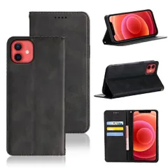 適用iPhone12/iPhone12Pro用ケース手帳型iPhone12用手帳型ケースカバー手帳型PUレザーカード収納財布型耐衝撃ケースマグネットスタンド機能付き5色(iPhone12用/