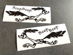 ロードランナーステッカー大サイズ左右セット《カラー選択可》送料無料