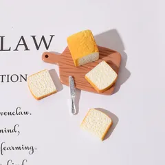 ミニチュア 食パン6点セット パン 食べ物 ドールハウス