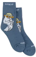 Ripndip Nermal S Thompson Mid Socks Dark Slate 靴下 ソックス 送料無料のサムネイル