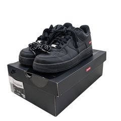 Supreme Nike Air Force 1 Low シュプリーム ナイキ エアフォース1 ロー ブラック CU9225-001 サイズ 27