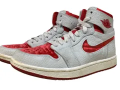 NIKE (ナイキ) WMNS AIR JORDAN 1 ZOOM AIR CMFT 2 SP エア ジョーダン スニーカー DV1304-106 23.5cm US6.5 グレー レッド レディース/025