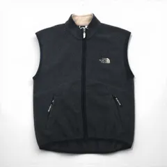 THE NORTH FACE 90年代 USA製 フリース ベスト S グレー ワンポイントロゴ ジップポケット