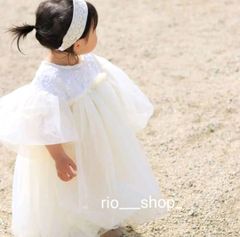 韓国子供服 レース チュール ワンピース ふわふわ  バースデー  ベビード