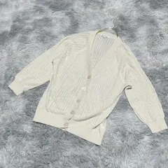 【良品】GROBAL WORK  グローバルワーク  カーディガン【M】カワイイ  ガーリー  レディース  ベージュ系  明るい薄茶色【送料無料】