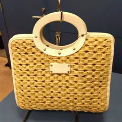 M9 ケイトスペード　スクエアカゴバッグ　丸ハンドル　浴衣やワンピースに　格安