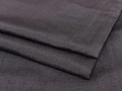 平和屋着物○結城紬 色無地 烏羽色 やまと誂製 正絹 逸品 AAAT0663zg