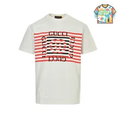 【今日WTO】Gucci 25ss ダブル G スクエアロゴプリント半袖 T-HV47
