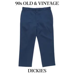 古着 90s ディッキーズ 874 ワーク パンツ USA製 ネイビー W44 当時物 ヴィンテージ ビンテージ 90年代 アメリカ製