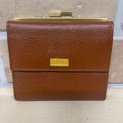 GIVENCHY 4Gロゴ オーストリッチ 本革 がま口 コンパクトウォレット