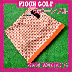 【新品】FICCE GOLF フィッチェゴルフ 総柄 ボア リバーシブル ストレッチスカート Lのサムネイル