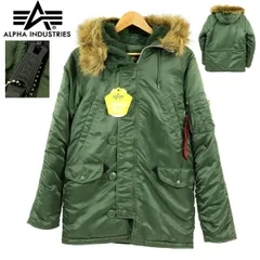 【S3553】【新品】ALPHA INDUSTRIES アルファインダストリーズ N-3B フライトジャケット ミリタリージャケット 20094-221 サイズS