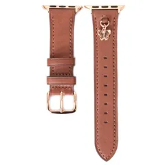 コーチ アップルウォッチ 替えベルト COACH レザー 蝶々 バタフライ チャーム アップルウォッチ applewatch 替えベルト ストラップ ウォッチ 腕時計 ブラウン 14700117