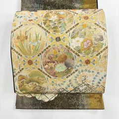 Vto-706 作家物 高級袋帯 金彩 螺鈿 正絹 フォーマ 鶴縁起柄 落款入り 新品 さが美謹製 螺鈿作家 藤本隆士 落款 優彩錦“華を湛え光に