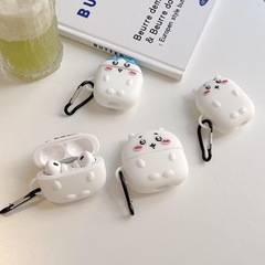 イヤホンケ カバー シリコン ケース airpods3 ケース プロ エアポッズ ソフトケース 第2世代 ハチワレ シリコンケース ちいかわ ケース pro
