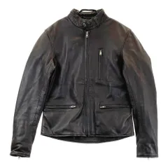 美品CLEVERクレバ― バイカージャケット ライダース ファー★120