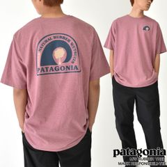 patagonia M'S RUBBER TREE MARK RESPONSIBILI-TEE 半袖 37544 ピンク 当店管理番号 2023101000693