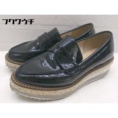 ◇ ILIMA EVO イーボル ウエッジソール ヒール ローファー シューズ サイズ22.0 ブラック レディース  【中古】 【1002801589639】のサムネイル