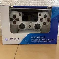 [限定品]PS4グレイシャー・ホワイトコントローラー＋充電ケーブル3mセット