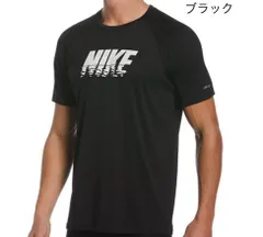 【SALE★30%OFF】NIKE　サンセット ロゴ ショートスリーブ ハイドロガード 　NESSC690　ラッシュガード　プール　海　ナイキ