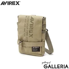アヴィレックス ショルダーバッグ メンズ レディース 斜めがけバッグ ブランド AVIREX バッグ 斜めがけ 小さめ 軽量 縦型 EAGLE AVX341L ベージュ