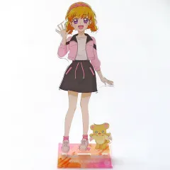 【中古】アクリルスタンド・アクリルパネル 朝日奈みらい＆モフルン 描き下ろし スポーティルックver. BIGアクリルスタンド 「魔法つかいプリキュア!!～MIRAI DAYS～ ROUND1 コラボキャンペーン」