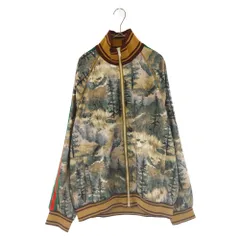 GUCCI (グッチ) FOREST PRINT TRACK JACKET 671444 XJDQ8 フォレストプリント トラックジャケット ジャージ マルチカラーのサムネイル
