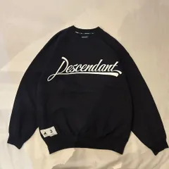 ディセンダント　DESCENDANT スウェット 背面 刺繍 ロゴ 黒 ロゴ 2025年最新】descendant スウェットの人気アイテム - メルカリ