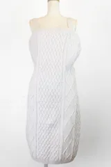 H&M｜ケーブルニットサロペットワンピース
