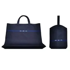 【迅速発送】レッスンバッグ 厚手 子供 紺 布製 お稽古 スクール 2点セット 上履き バッグ ネイビー 受験 面接 通園 通学 通塾 キッズ 入園 入学 準備 ピアノ シンプル プレゼント 受験対策 習い事 小学校 幼稚園 保育園