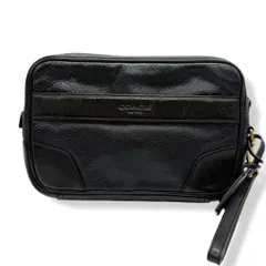 コーチ COACH オーガナイザー 長財布 クラッチバッグ ブラック 極美品 コーチ COACH オーガナイザー 長財布 クラッチバッグ ブラック