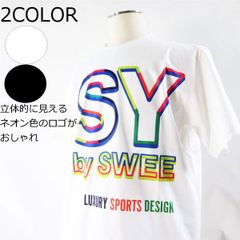 SY32 by SWEET YEARS ネオンロゴ 半袖 Ｔシャツ15049 20代 30代 40代 メンズ カジュアル プレゼント ギフト  紳士 新品 春 夏 かっこいい ブランド ウェア スィートイヤーズ スイート イヤーズ