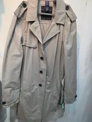 トミーヒルフィガー ベージュ トレンチ コート