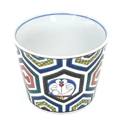 新品　九谷　正木春蔵　色絵　猪口　蕎麦猪口　九谷焼　食器　花柄 楽天市場】九谷焼：染付岩に波図蕎麦猪口・正木春蔵《そば猪口・小鉢