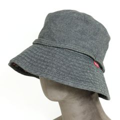 ピンクハウス★さくらんぼチェリー舞い散る裏地プリント　ハット　帽子　グレー系　＊ｋ3897