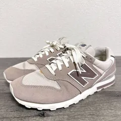 New Balance ウィメンズ WL996CJ2 スエード×メッシュ スニーカー 24.5cm ベージュ