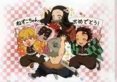 【中古】クリアファイル 集合 A4クリアファイル 「鬼滅の刃×ufotable cafe 竈門禰豆子誕生祭」