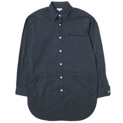 Steven Alan スティーブンアラン シアサッカーシャツコート S/SUCKER RV/SM SHT CT 8125-174-7241 L NAVY トップス g22001