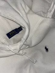 ポロラルフローレン ワッフル フーディー Tシャツ 白 XL