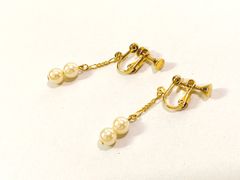 【年末SALE】パール　イヤリング　#E84