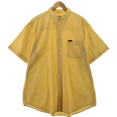 古着 90年代 ラルフローレン Ralph Lauren CHAPS チャップス ギンガムチェック 半袖 ボタンダウン チェックシャツ メンズXL相当/eaa536075