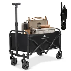 新品・未使用！！折りたたみアウトドアワゴン 黒 2025年最新】コールマン ワゴン ブラックの人気アイテム - メルカリ