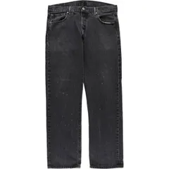 古着 リーバイス Levi's 501 ブラックデニム ストレートデニムパンツ メンズw35相当/eaa556739
