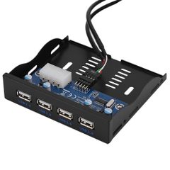 【在庫処分】Richer-R USB 2.0フロントパネル USB2.0フロッピーフロントパネル 3.5インチフロッピーベイ 9ピン4インターフェース USB 2.0 HUB