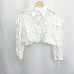 ◇ ⊂ ◎ ●未使用● GRL グレイル 長袖 カーディガン サイズF ホワイト系 レディース E  【1502060028820】