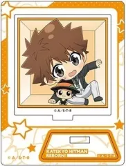 【中古】アクリルスタンド・アクリルパネル 沢田綱吉＆リボーン 「家庭教師ヒットマンREBORN! POP UP STORE in GiGO池袋 トレーディングアクリルスタンド ミニキャラver.」