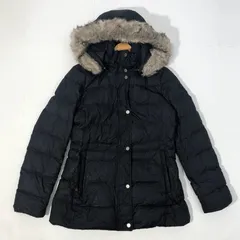 TOMMY HILFIGER/トミーヒルフィガー ダウンジャケット コート ２WAY レディース フード取外し アウター ベトナム製 レディース S ブラック