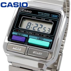 新品 未使用 時計 CASIO 腕時計 カシオ 時計 ウォッチ CASIO カシオ チープカシオ ヴィンテージシリーズ 海外モデル レトロフューチャー ポップ デジタル メタルバンド ユニセックス A120WE-1A [並行輸入品]