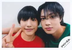 【中古】生写真(ジャニーズ) 美 少年・Boys be/佐藤龍我・北村仁太郎/横型・バストアップ/「ALL Johnnys’ Jr. 2023 わっしょいCAMP! in Dome」セルフィー/公式生写真